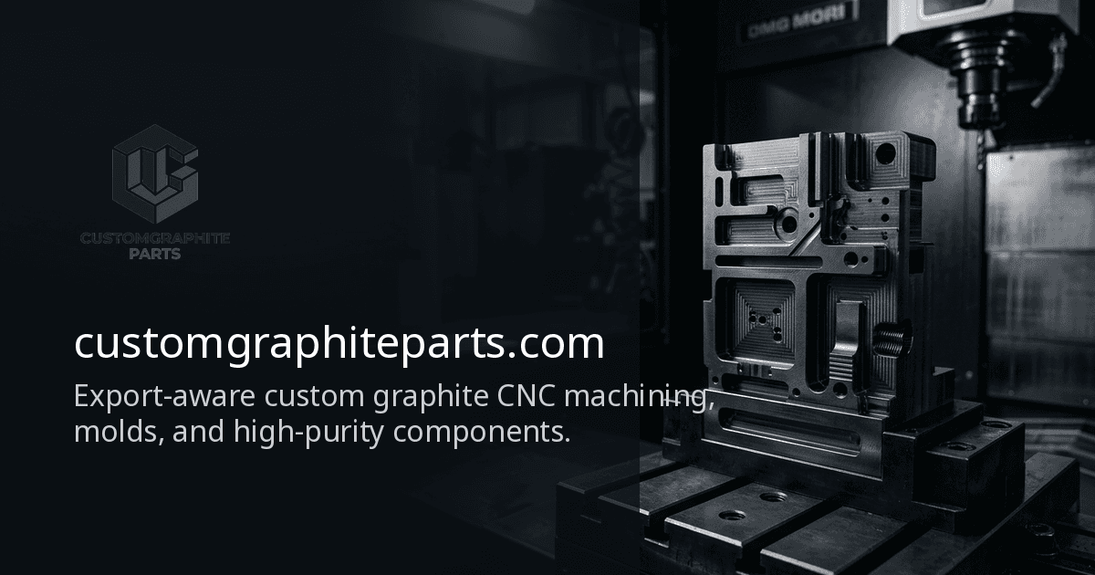 Custom graphite CNC machined parts, molds, and EDM electrodes