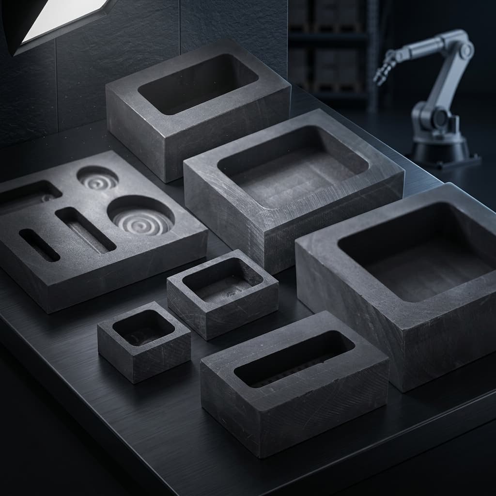 3d glass hot bending graphite mold 02