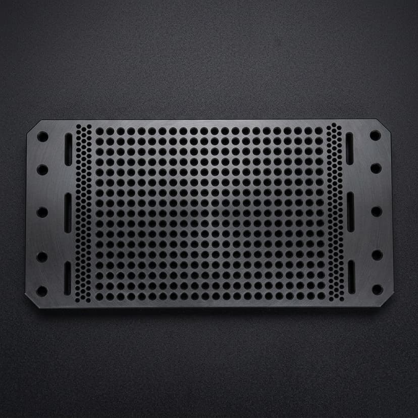Custom graphite hot press mold for thermal forming