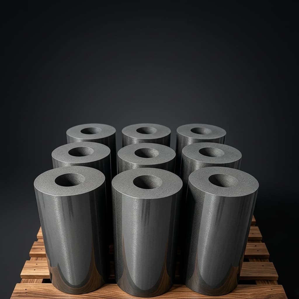 Extruded graphite tube pipe 03