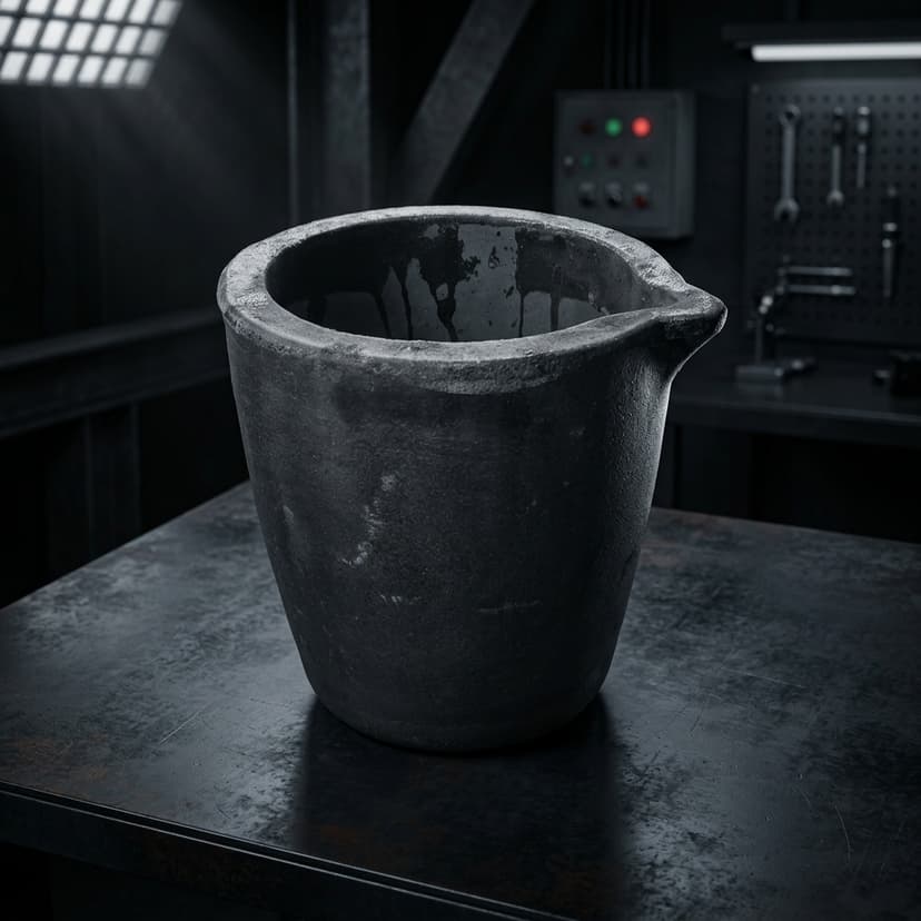 High-purity graphite crucible for semiconductor thermal process