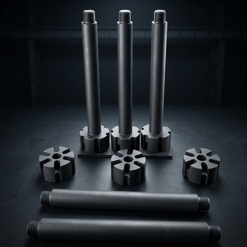 Graphite rotor for zinc smelting 06